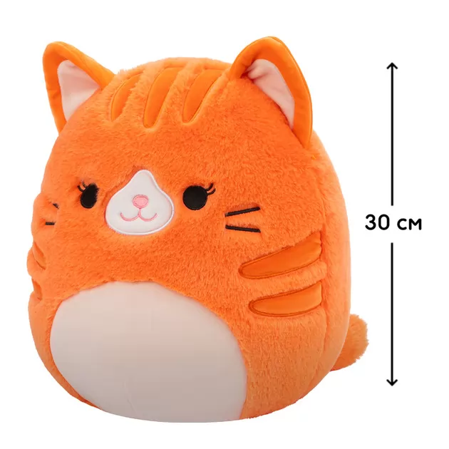 Мягкая игрушка Squishmallows – Рыжая кошечка Джиджи (30 cm)