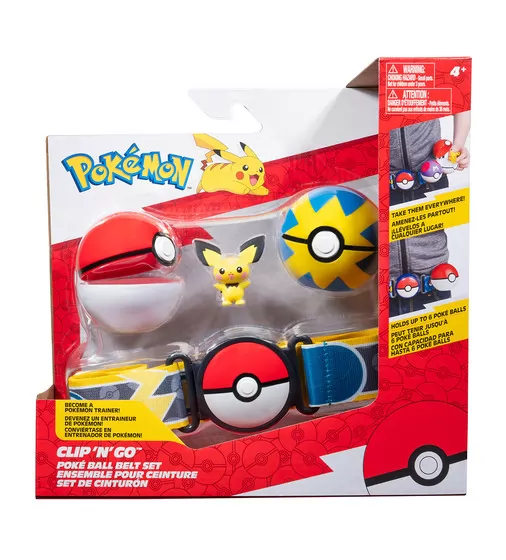 Игровой набор Pokemon W15 - Пояс с покеболами Пичу - PKW3643_1.jpg - № 1