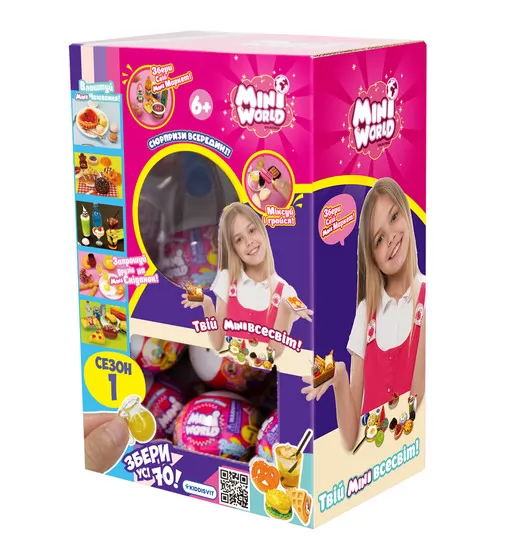Дисплей игровых наборов с сюрпризом Mini World - Пикник (24 шт.) - 2305003-CDU_1.jpg - № 1