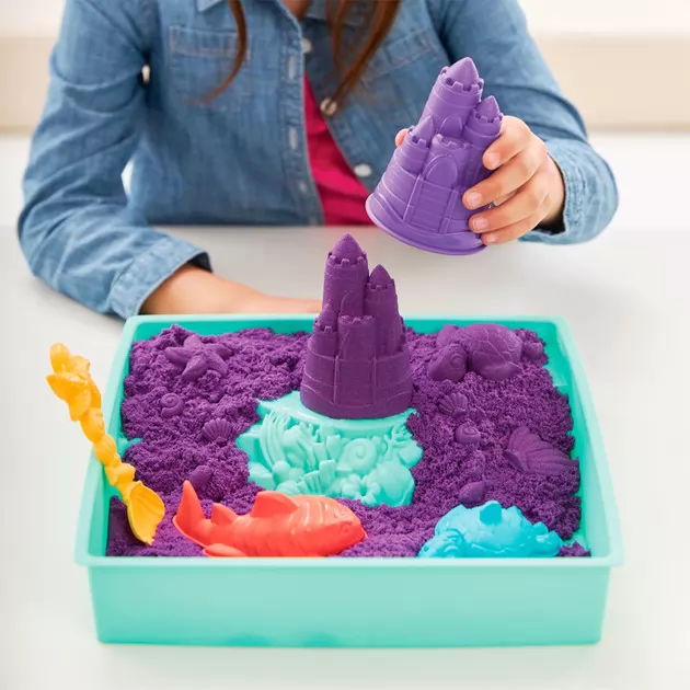 Набор песка для детского творчества - Kinetic Sand V2 Замок из песка