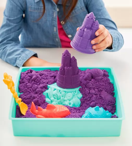 Набор песка для детского творчества - Kinetic Sand V2 Замок из песка - 71402_7.jpg - № 7