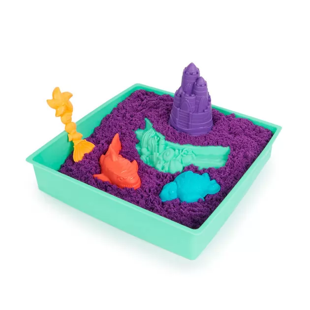 Набор песка для детского творчества - Kinetic Sand V2 Замок из песка