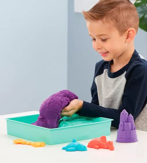 Набор песка для детского творчества - Kinetic Sand V2 Замок из песка - 71402_8.jpg - № 8
