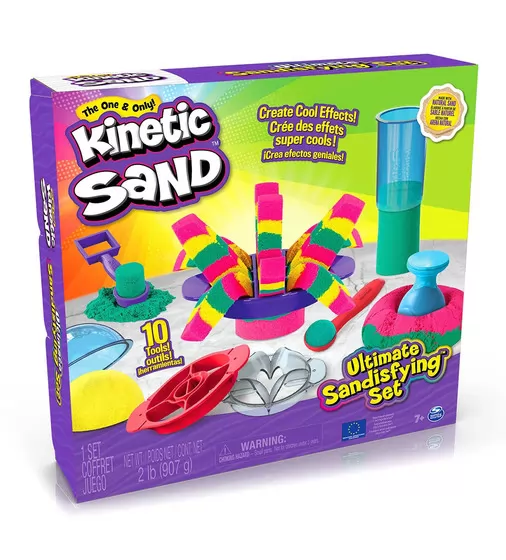 Набор песка для детского творчества - Kinetic Sand Цветные приключения - 71647_1.jpg - № 1