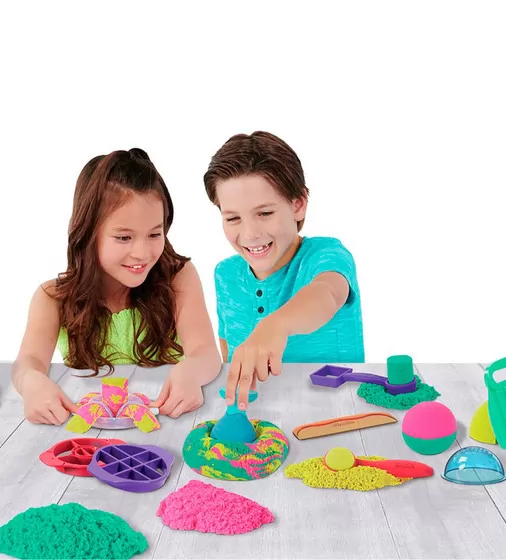 Набор песка для детского творчества - Kinetic Sand Цветные приключения - 71647_8.jpg - № 8