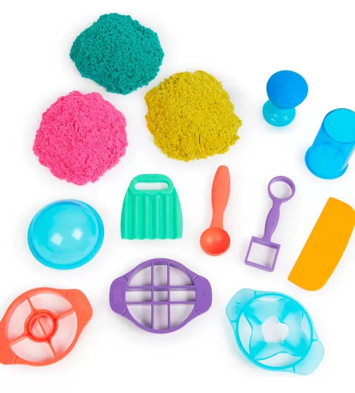 Набор песка для детского творчества - Kinetic Sand Цветные приключения - 71647_3.jpg - № 3