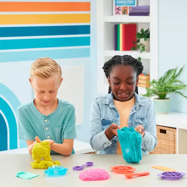 Набор песка для детского творчества - Kinetic Sand Цветные приключения