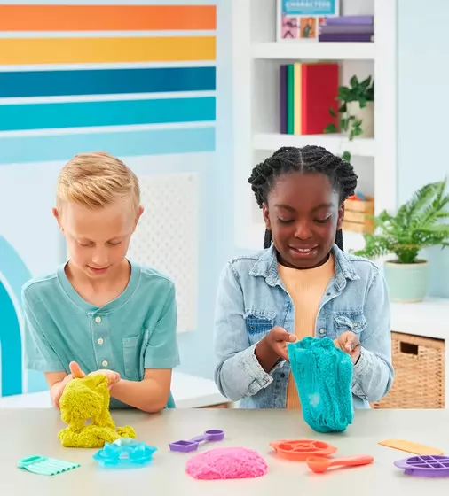 Набор песка для детского творчества - Kinetic Sand Цветные приключения - 71647_7.jpg - № 7