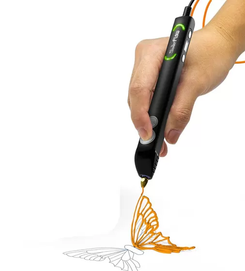 3D-ручка 3Doodler Flow для профессионального использования – Синяя - FLOW-INTL_5.jpg - № 5
