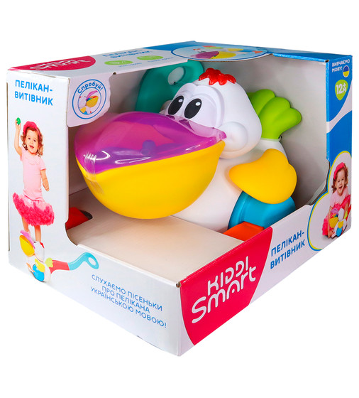 Игрушка-каталка Kiddi Smart – Пеликан-Затейник (украинский) - 064642_9.jpg - № 9