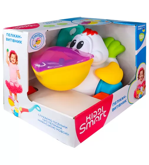 Игрушка-каталка Kiddi Smart – Пеликан-Затейник (украинский) - 064642_9.jpg - № 9