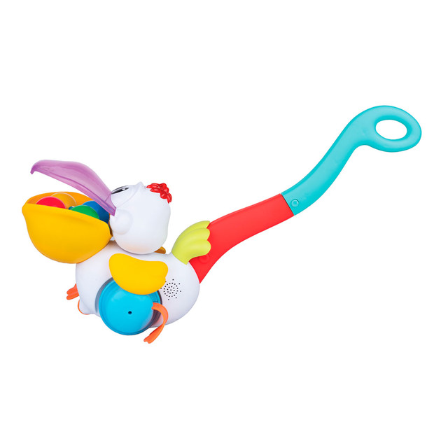 Игрушка-каталка Kiddi Smart – Пеликан-Затейник (украинский)
