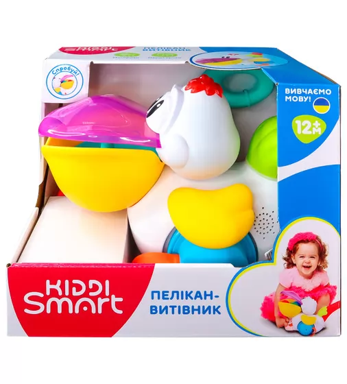 Игрушка-каталка Kiddi Smart – Пеликан-Затейник (украинский) - 064642_8.jpg - № 8