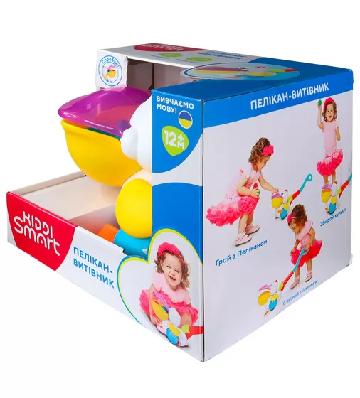 Игрушка-каталка Kiddi Smart – Пеликан-Затейник (украинский) - 064642_7.jpg - № 7
