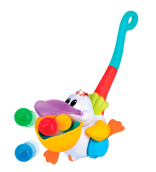Игрушка-каталка Kiddi Smart – Пеликан-Затейник (украинский) - 064642_1.jpg - № 1