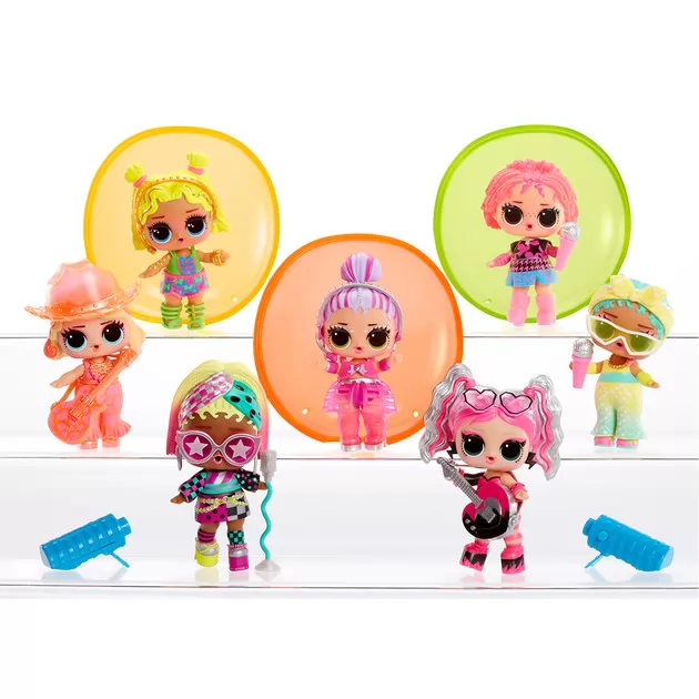Игровой набор с куклой L.O.L. Surprise! серии Neon Pop" – Звездочки"