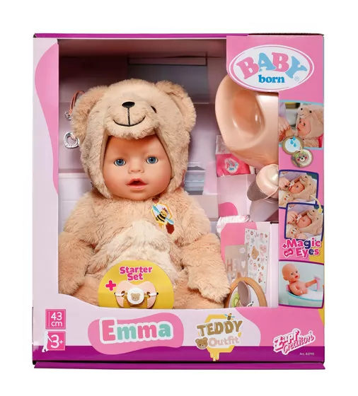 Кукла Baby Born – Эмма в костюме мишки - 837115_10.jpg - № 10