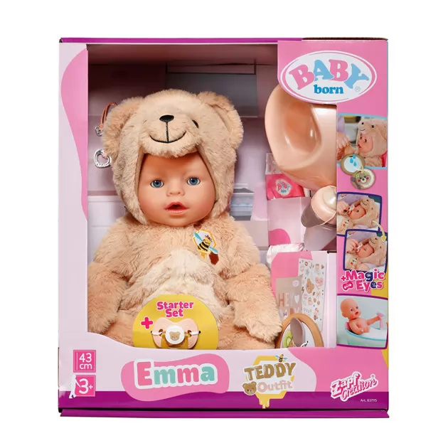 Кукла Baby Born – Эмма в костюме мишки