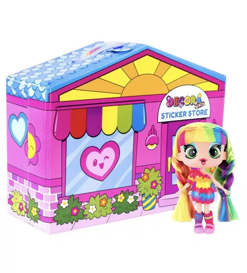 Игровой набор с куклой Decora - Дизайнерский магазин наклеек - D1009_1.jpg - № 1
