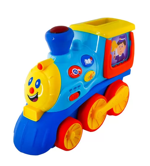 Интерактивная двуязычная игрушка Kiddi Smart – Поезд Смарти - 4231T-KS_7.jpg - № 7