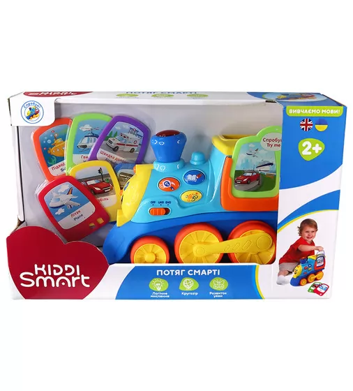 Интерактивная двуязычная игрушка Kiddi Smart – Поезд Смарти - 4231T-KS_10.jpg - № 10