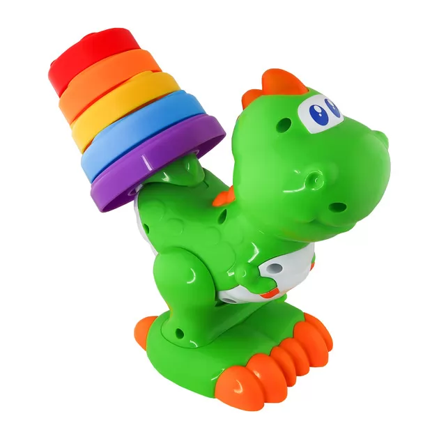 Двуязычная развивающая игрушка Kiddi Smart – Динозаврик Цветограй