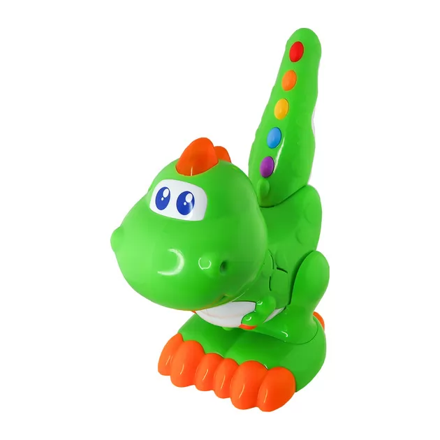 Двуязычная развивающая игрушка Kiddi Smart – Динозаврик Цветограй