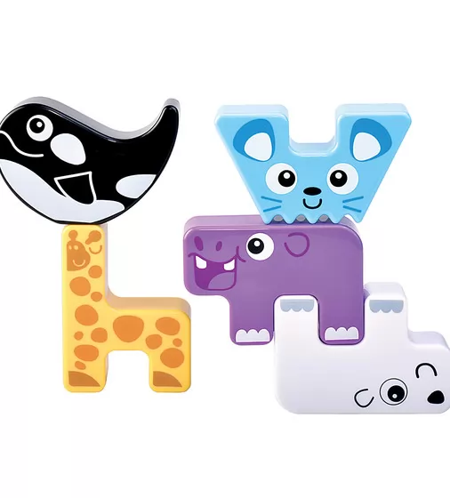 Обучающий игровой набор Kiddi Smart – Зверушки-пазлики - 4562-KS_3.jpg - № 3