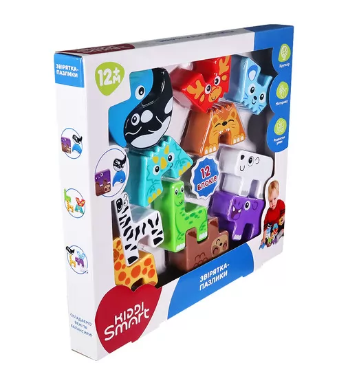 Обучающий игровой набор Kiddi Smart – Зверушки-пазлики - 4562-KS_9.jpg - № 9