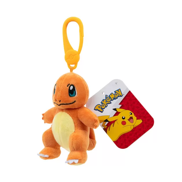Мягкая игрушка на клипсе Pokemon - Чармандер W6