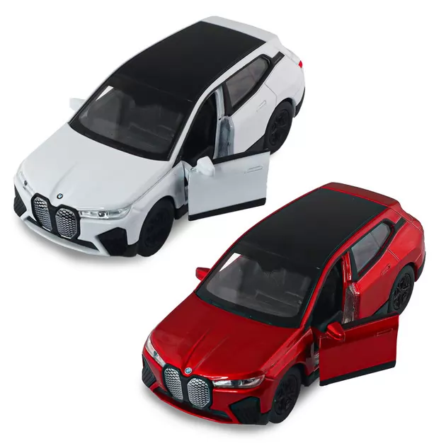 Автомодель - BMW iX (красный, белый)