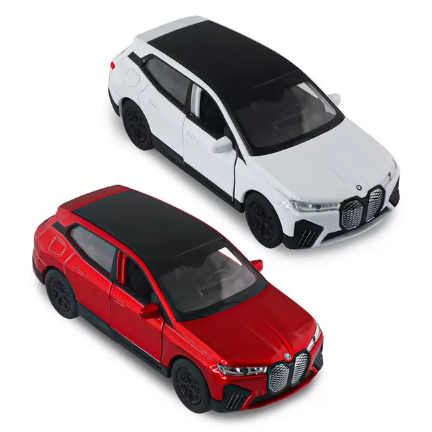 Автомодель - BMW iX (красный, белый)