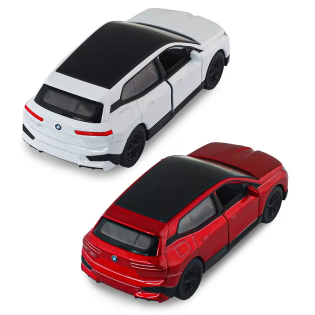 Автомодель - BMW iX (красный, белый)