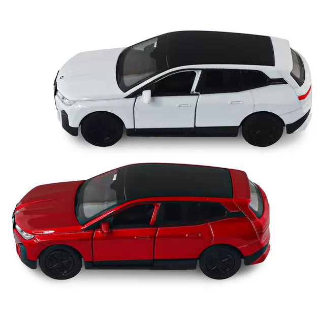 Автомодель - BMW iX (красный, белый)