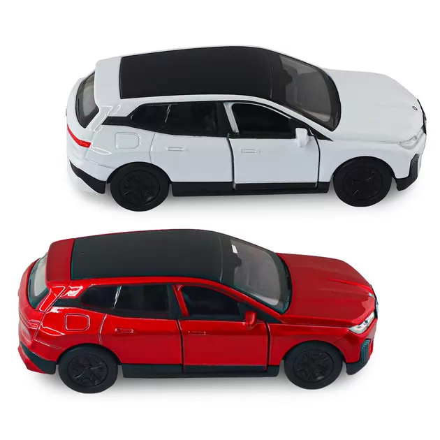 Автомодель - BMW iX (красный, белый)