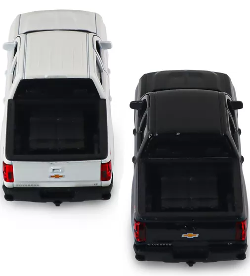 Автомодель - Chevrolet Silverado 2017 (перламутрово-белый, черный) - 250381W_4.jpg - № 4
