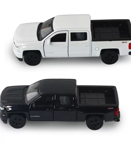 Автомодель - Chevrolet Silverado 2017 (перламутрово-белый, черный) - 250381W_2.jpg - № 2