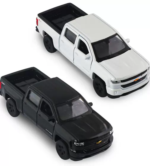 Автомодель - Chevrolet Silverado 2017 (перламутрово-белый, черный) - 250381W_7.jpg - № 7