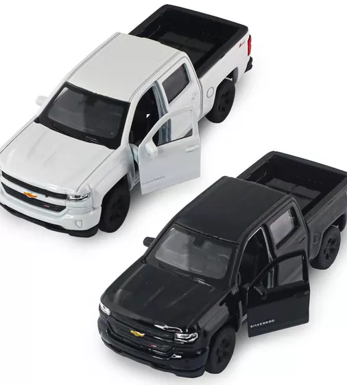 Автомодель - Chevrolet Silverado 2017 (перламутрово-белый, черный) - 250381W_9.jpg - № 9