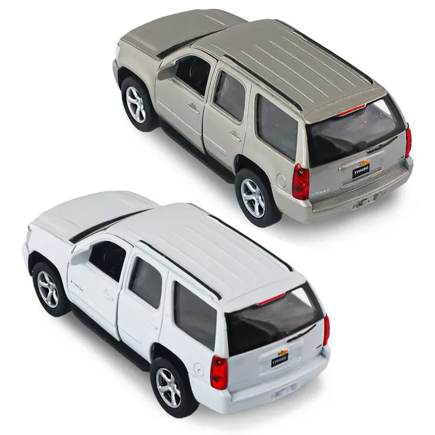 Автомодель - Chevrolet Tahoe 2008 (белый, серый)