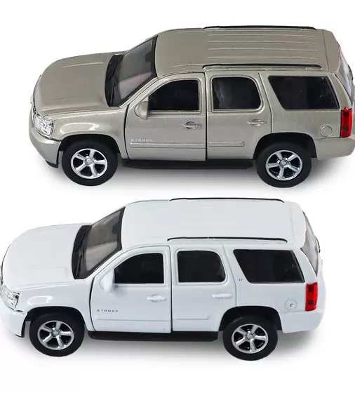 Автомодель - Chevrolet Tahoe 2008 (белый, серый) - 250382W_2.jpg - № 2