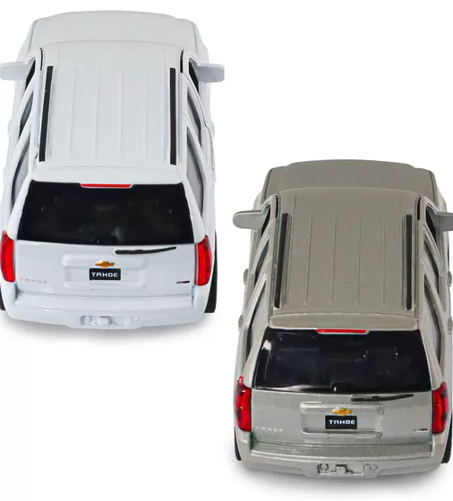 Автомодель - Chevrolet Tahoe 2008 (белый, серый) - 250382W_4.jpg - № 4
