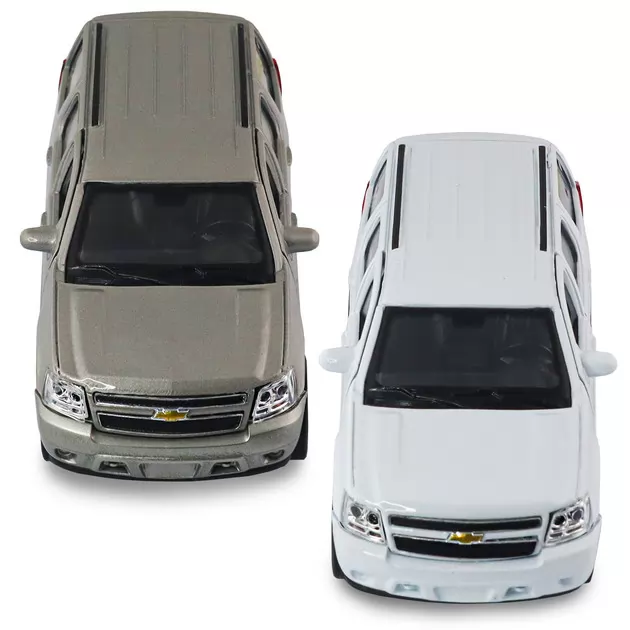 Автомодель - Chevrolet Tahoe 2008 (белый, серый)