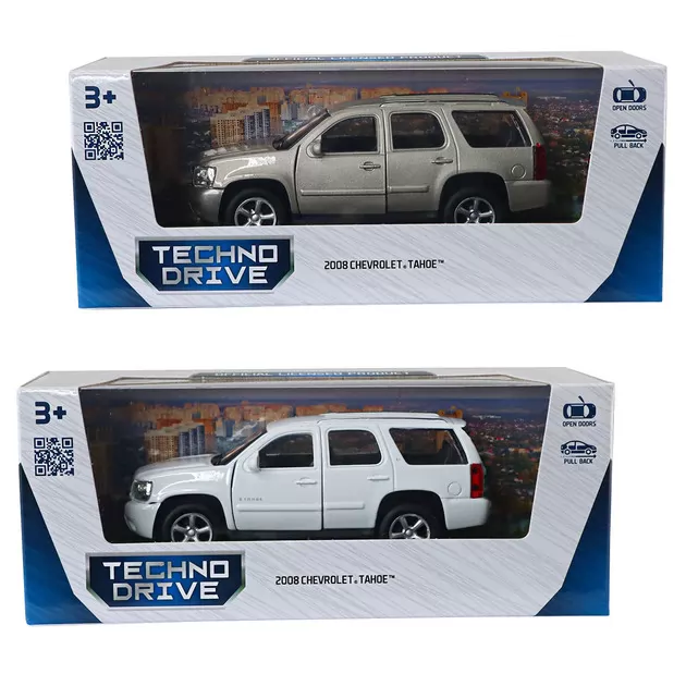 Автомодель - Chevrolet Tahoe 2008 (белый, серый)