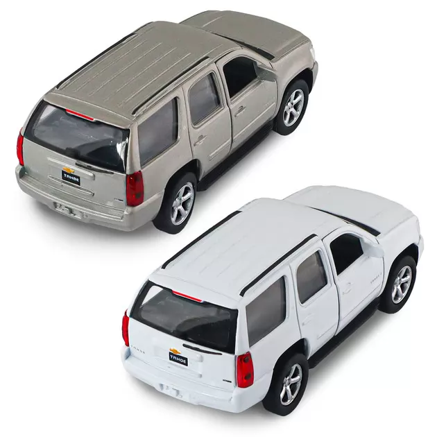 Автомодель - Chevrolet Tahoe 2008 (белый, серый)