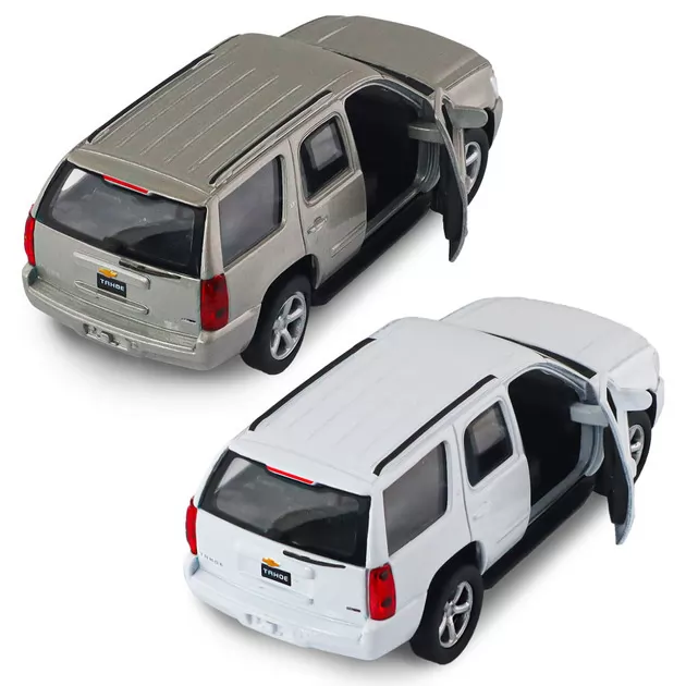 Автомодель - Chevrolet Tahoe 2008 (белый, серый)