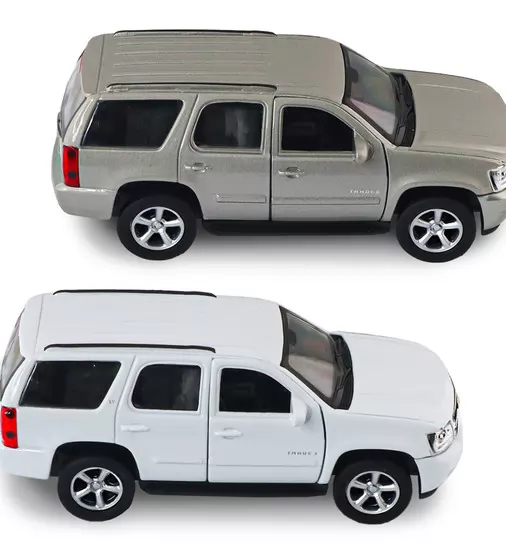 Автомодель - Chevrolet Tahoe 2008 (белый, серый) - 250382W_6.jpg - № 6