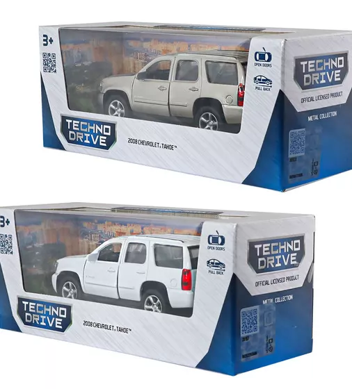 Автомодель - Chevrolet Tahoe 2008 (белый, серый) - 250382W_12.jpg - № 12