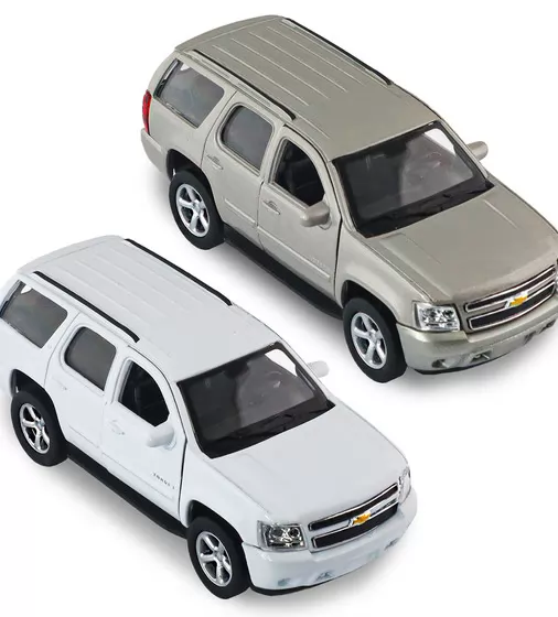 Автомодель - Chevrolet Tahoe 2008 (белый, серый) - 250382W_7.jpg - № 7