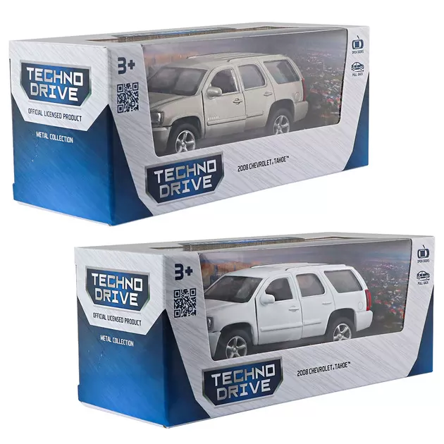 Автомодель - Chevrolet Tahoe 2008 (белый, серый)
